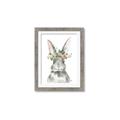 Picture of Floral Bunny _GroupedProduct_Rectangle_Portrait_Framed_Matted_