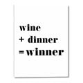 Picture of Wine Dinner Winner _GroupedProduct_Rectangle_Portrait_Canvas_
