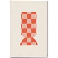 Picture of Mosaic of Peach Vase _GroupedProduct_Rectangle_Portrait_Canvas_