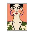 Picture of Peachy Elegance _GroupedProduct_Rectangle_Portrait_Canvas_Framed_
