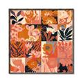 Picture of Whispers of Peach Memory _GroupedProduct_Square_Canvas_Framed_