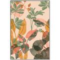 Picture of Harmonious Tropical Hues _GroupedProduct_Rectangle_Portrait_Canvas_Framed_