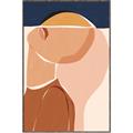 Picture of Figurative Half Face _GroupedProduct_Rectangle_Portrait_Canvas_Framed_