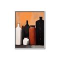 Picture of Still Life Symphony in Peach _GroupedProduct_Rectangle_Portrait_Canvas_Framed_