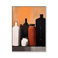 Picture of Still Life Symphony in Peach _GroupedProduct_Rectangle_Portrait_Canvas_Framed_