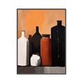 Picture of Still Life Symphony in Peach _GroupedProduct_Rectangle_Portrait_Canvas_Framed_