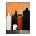 Picture of Still Life Symphony in Peach _GroupedProduct_Rectangle_Portrait_Canvas_Framed_
