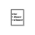 Picture of Wine Dinner Winner _GroupedProduct_Rectangle_Portrait_Canvas_Framed_