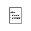 Picture of Wine Dinner Winner _GroupedProduct_Rectangle_Portrait_Canvas_Framed_