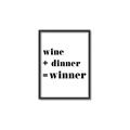 Picture of Wine Dinner Winner _GroupedProduct_Rectangle_Portrait_Canvas_Framed_