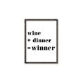 Picture of Wine Dinner Winner _GroupedProduct_Rectangle_Portrait_Canvas_Framed_