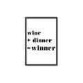 Picture of Wine Dinner Winner _GroupedProduct_Rectangle_Portrait_Canvas_Framed_