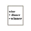 Picture of Wine Dinner Winner _GroupedProduct_Rectangle_Portrait_Canvas_Framed_