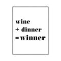 Picture of Wine Dinner Winner _GroupedProduct_Rectangle_Portrait_Canvas_Framed_