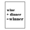 Picture of Wine Dinner Winner _GroupedProduct_Rectangle_Portrait_Canvas_Framed_