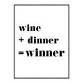 Picture of Wine Dinner Winner _GroupedProduct_Rectangle_Portrait_Canvas_Framed_