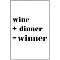 Picture of Wine Dinner Winner _GroupedProduct_Rectangle_Portrait_Canvas_Framed_