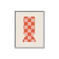 Picture of Mosaic of Peach Vase _GroupedProduct_Rectangle_Portrait_Canvas_Framed_