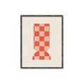 Picture of Mosaic of Peach Vase _GroupedProduct_Rectangle_Portrait_Canvas_Framed_