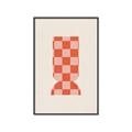 Picture of Mosaic of Peach Vase _GroupedProduct_Rectangle_Portrait_Canvas_Framed_
