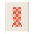 Picture of Mosaic of Peach Vase _GroupedProduct_Rectangle_Portrait_Canvas_Framed_