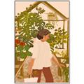 Picture of Dreamy Orchard Dalliance _GroupedProduct_Rectangle_Portrait_Canvas_Framed_