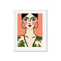 Picture of Peachy Elegance _GroupedProduct_Rectangle_Portrait_Framed_Matted_