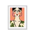 Picture of Peachy Elegance _GroupedProduct_Rectangle_Portrait_Framed_Matted_