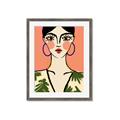 Picture of Peachy Elegance _GroupedProduct_Rectangle_Portrait_Framed_Matted_