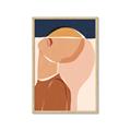 Picture of Figurative Half Face _GroupedProduct_Rectangle_Portrait_Framed_Matted_
