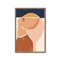 Picture of Figurative Half Face _GroupedProduct_Rectangle_Portrait_Framed_Matted_