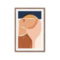 Picture of Figurative Half Face _GroupedProduct_Rectangle_Portrait_Framed_Matted_