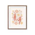 Picture of Abstraction of Dance Bliss _GroupedProduct_Rectangle_Portrait_Framed_Matted_