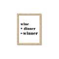 Picture of Wine Dinner Winner _GroupedProduct_Rectangle_Portrait_Framed_Matted_