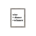 Picture of Wine Dinner Winner _GroupedProduct_Rectangle_Portrait_Framed_Matted_