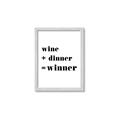 Picture of Wine Dinner Winner _GroupedProduct_Rectangle_Portrait_Framed_Matted_
