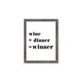 Picture of Wine Dinner Winner _GroupedProduct_Rectangle_Portrait_Framed_Matted_