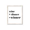 Picture of Wine Dinner Winner _GroupedProduct_Rectangle_Portrait_Framed_Matted_