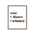 Picture of Wine Dinner Winner _GroupedProduct_Rectangle_Portrait_Framed_Matted_
