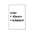 Picture of Wine Dinner Winner _GroupedProduct_Rectangle_Portrait_Framed_Matted_