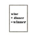 Picture of Wine Dinner Winner _GroupedProduct_Rectangle_Portrait_Framed_Matted_