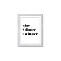 Picture of Wine Dinner Winner _GroupedProduct_Rectangle_Portrait_Framed_Matted_