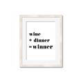 Picture of Wine Dinner Winner _GroupedProduct_Rectangle_Portrait_Framed_Matted_