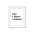 Picture of Wine Dinner Winner _GroupedProduct_Rectangle_Portrait_Framed_Matted_
