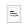 Picture of Wine Dinner Winner _GroupedProduct_Rectangle_Portrait_Framed_Matted_