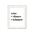 Picture of Wine Dinner Winner _GroupedProduct_Rectangle_Portrait_Framed_Matted_