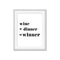 Picture of Wine Dinner Winner _GroupedProduct_Rectangle_Portrait_Framed_Matted_
