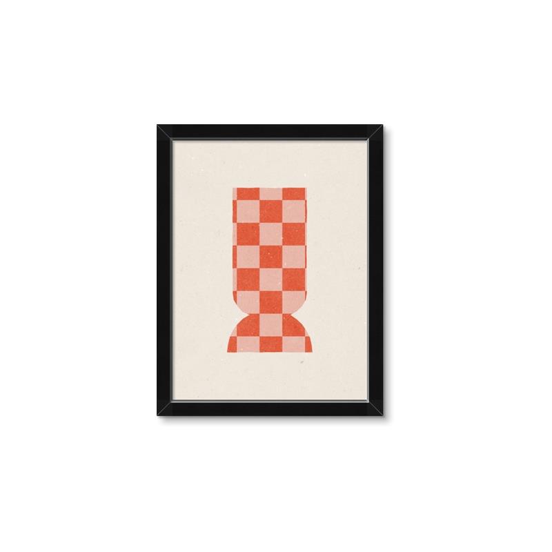 Picture of Mosaic of Peach Vase _GroupedProduct_Rectangle_Portrait_Framed_Matted_