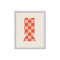 Picture of Mosaic of Peach Vase _GroupedProduct_Rectangle_Portrait_Framed_Matted_