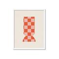 Picture of Mosaic of Peach Vase _GroupedProduct_Rectangle_Portrait_Framed_Matted_